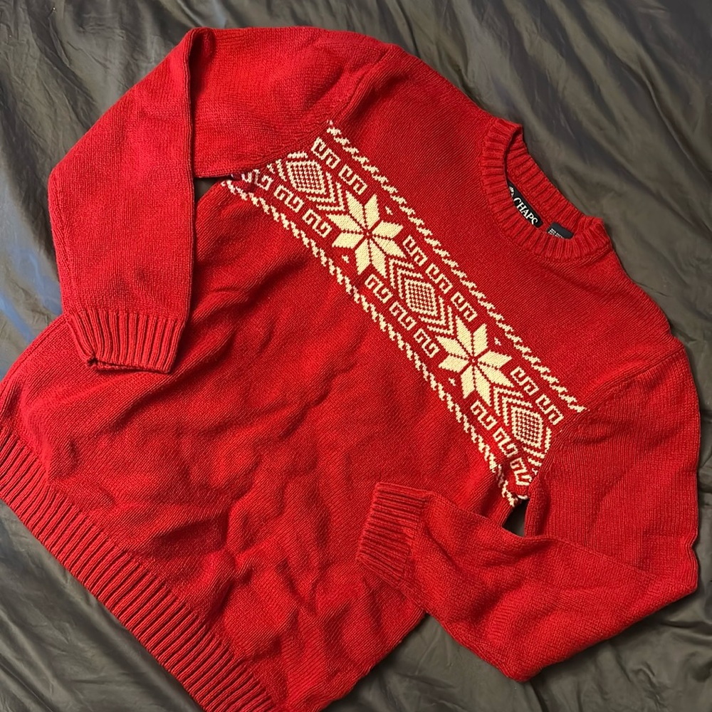 Chaps holiday sweater
